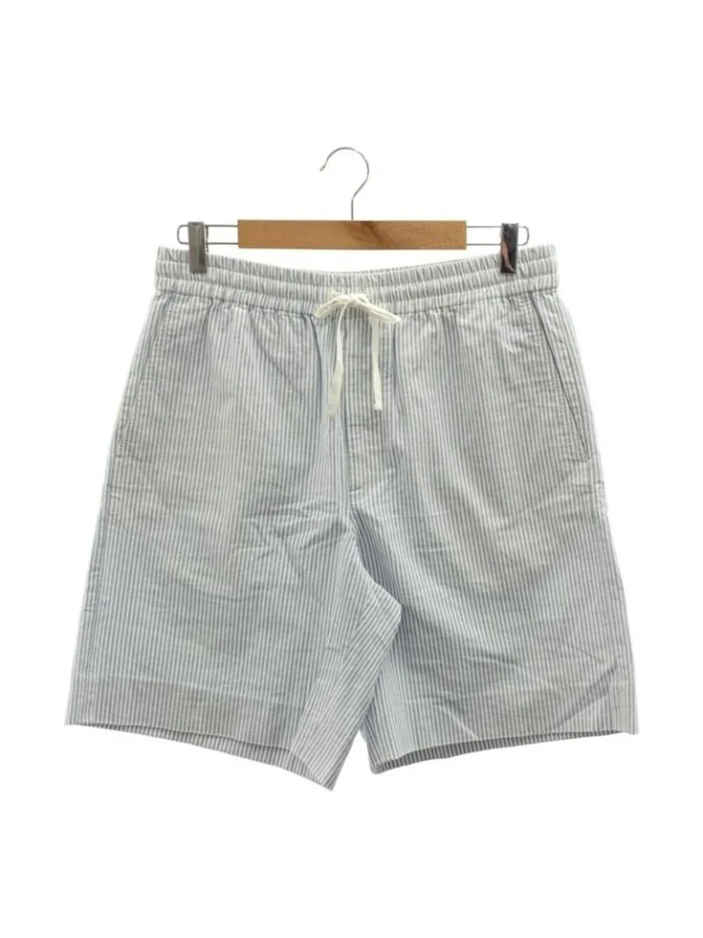 Gucci 2021 AW Les Pommes Striped Shorts 48 Blue White